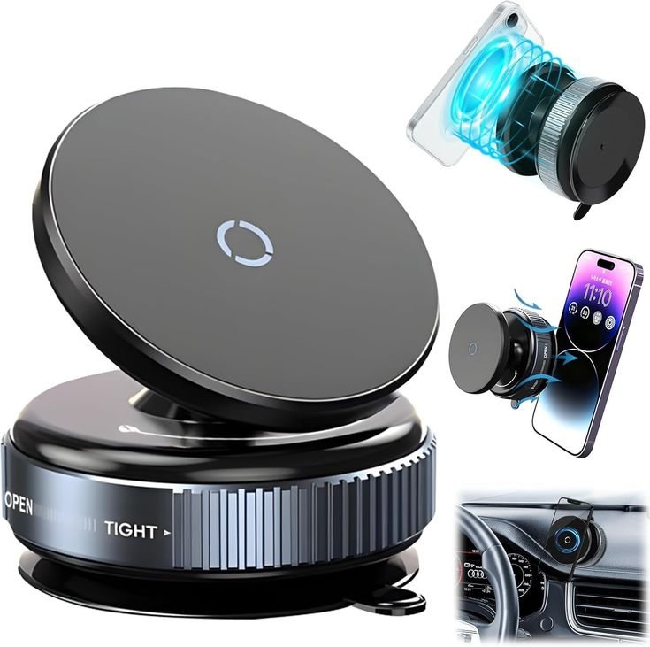 Vacuum Phone Holders